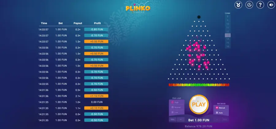 Melbet plinko